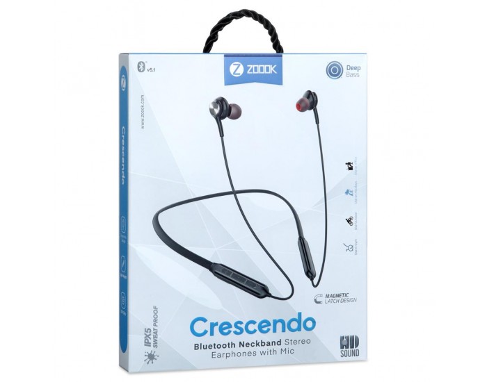 ZOOOK BLUETOOTH NECKBAND EARPHONE CRESCENDO
