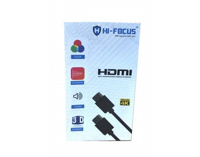 HDMI TO HDMI MALE TO MALE 4K 1.5 M HI-FOCUS