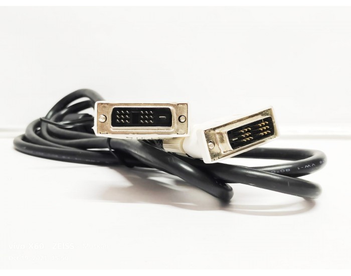 DVI TO DVI CABLE (MALE TO MALE) 1.8M