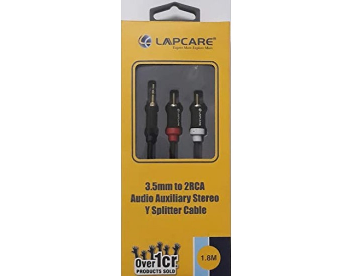 STERIO TO 2 RCA 1.8M LAPCARE